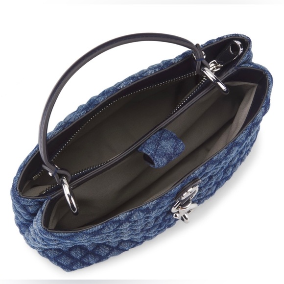 ‼️RARE‼️🎸REBECCA MINKOFF🎸✨EDIE DIAMOND-QUILTED SATCHEL✨
👖💙INDIGO💙👖 - Picture 6 of 10